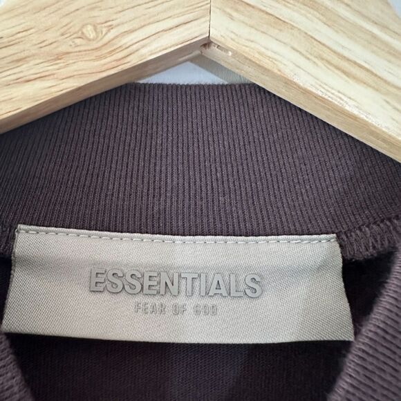 Fear of God Essentials Kids Girls Size 10 - 3/4 T-Shirt Dress Plum NWOT - Picture 7 of 11